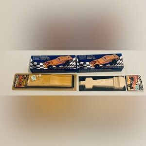 CUB SCOUTS Pinewood Derby Car Kits-New. Unbranded Wooden Bodies (Natural Wood)